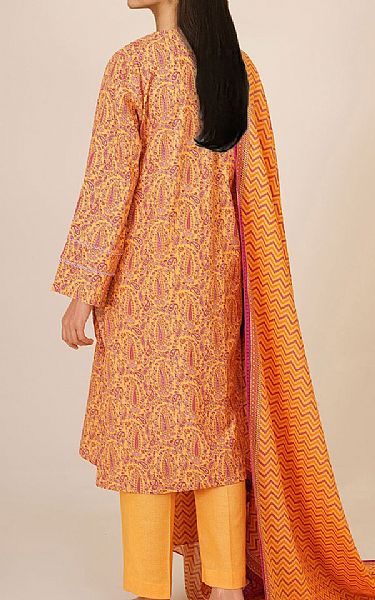 Kayseria Peach Khaddar Suit | Pakistani Winter Dresses in USA- Image 2