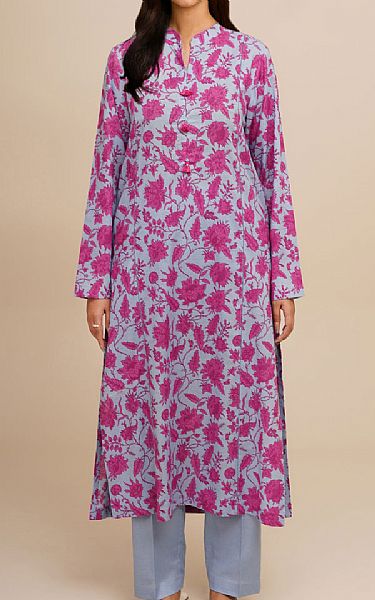 Kayseria Sky Blue Khaddar Suit (2 Pcs) | Pakistani Winter Dresses in USA- Image 1