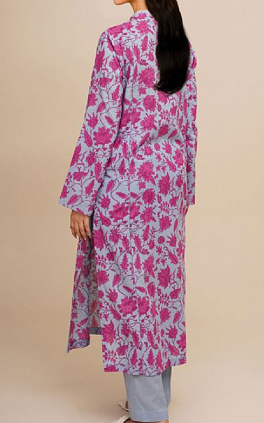 Kayseria Sky Blue Khaddar Suit (2 Pcs) | Pakistani Winter Dresses in USA- Image 2