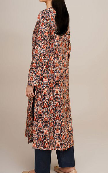 Kayseria Beige/Grey Khaddar Suit (2 Pcs) | Pakistani Winter Dresses in USA- Image 2