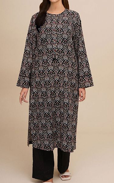 Kayseria Black Khaddar Suit (2 Pcs) | Pakistani Winter Dresses in USA- Image 1