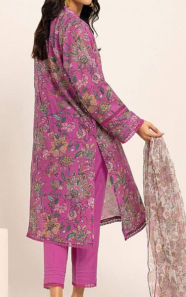 Khaadi Tulip Pink Cambric Suit | Pakistani Winter Dresses- Image 2