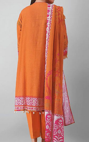 Khaadi Orange Khaddar Suit | Pakistani Dresses in USA- Image 2