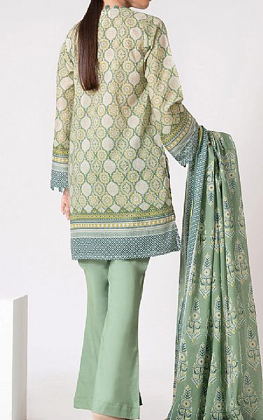 Khaadi Light Pistachio Lawn Suit | Pakistani Dresses in USA- Image 2