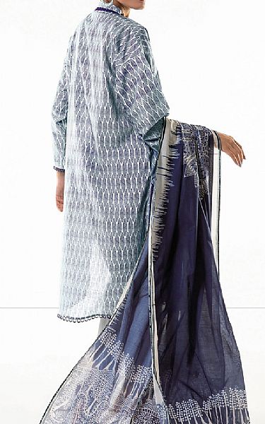 Khaadi Grey Lawn Suit | Pakistani Dresses in USA- Image 2
