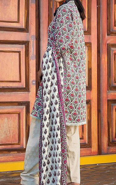 Khaadi Beige Lawn Suit | Pakistani Lawn Suits- Image 2
