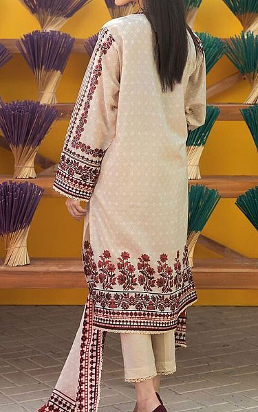Khaadi Tan Lawn Suit | Pakistani Lawn Suits- Image 2