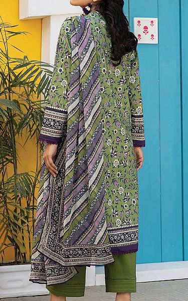 Khaadi Green Lawn Suit | Pakistani Lawn Suits- Image 2