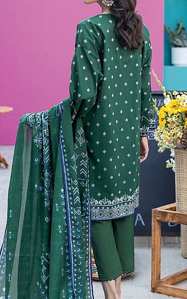 Khaadi Green Lawn Suit | Pakistani Lawn Suits- Image 2