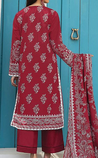 Khaadi Scarlet Lawn Suit | Pakistani Lawn Suits- Image 2