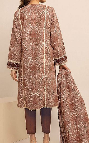 Khaadi Brown Khaddar Suit | Pakistani Winter Dresses- Image 2