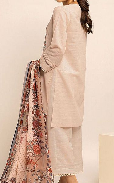 Khaadi Ivory Crosshatch Suit | Pakistani Winter Dresses- Image 2
