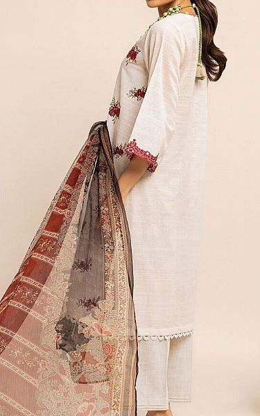 Khaadi Off-white Crosshatch Suit | Pakistani Winter Dresses- Image 2