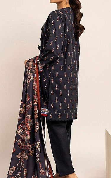 Khaadi Black Khaddar Suit | Pakistani Winter Dresses- Image 2
