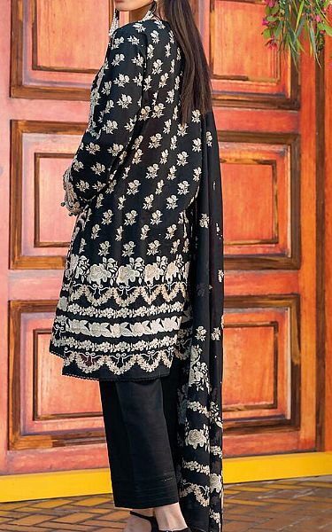 Khaadi Black Lawn Suit | Pakistani Lawn Suits- Image 2