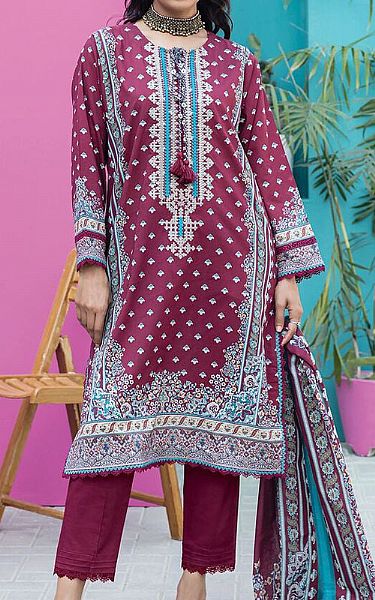 Khaadi Mulberry Lawn Suit | Pakistani Lawn Suits- Image 1