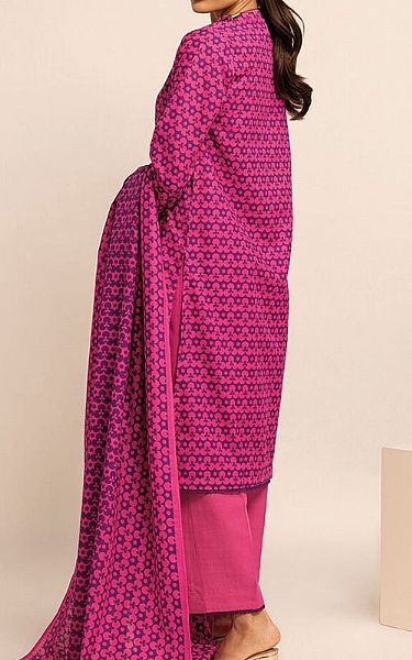 Khaadi Hot Pink Khaddar Suit | Pakistani Winter Dresses- Image 2