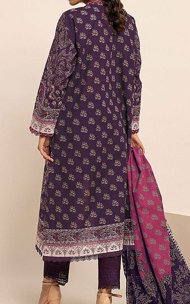 Khaadi Purple Khaddar Suit | Pakistani Winter Dresses- Image 2
