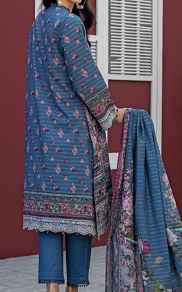 Khaadi Blue Messuri Suit | Pakistani Lawn Suits- Image 2