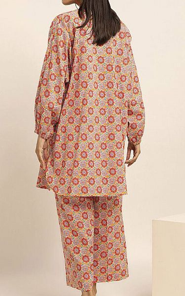 Khaadi Ivory Cambric Suit (2 Pcs) | Pakistani Winter Dresses- Image 2