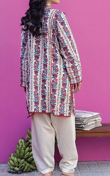 Khaadi Beige Lawn Suit (2 Pcs) | Pakistani Lawn Suits- Image 2