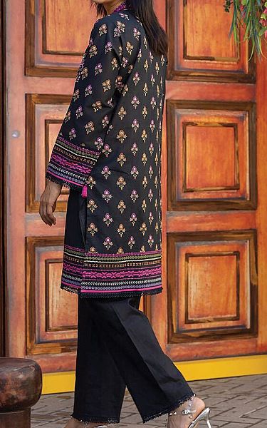 Khaadi Black Cambric Suit (2 Pcs) | Pakistani Lawn Suits- Image 2