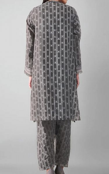 Khaadi Grey Khaddar Suit (2 Pcs) | Pakistani Dresses in USA- Image 2