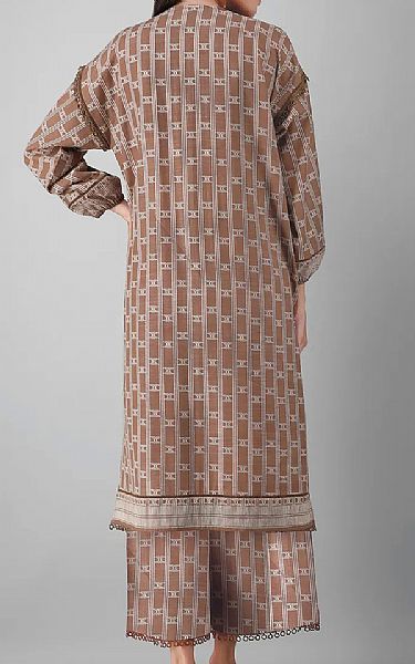 Khaadi Coffee Brown Khaddar Suit (2 Pcs) | Pakistani Dresses in USA- Image 2