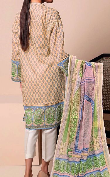 Khaadi Ivory Lawn Suit (2 Pcs) | Pakistani Dresses in USA- Image 2