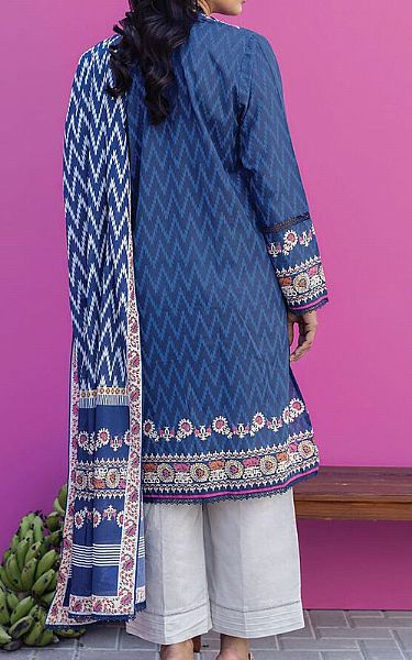 Khaadi Oxford Blue Lawn Suit (2 Pcs) | Pakistani Lawn Suits- Image 2