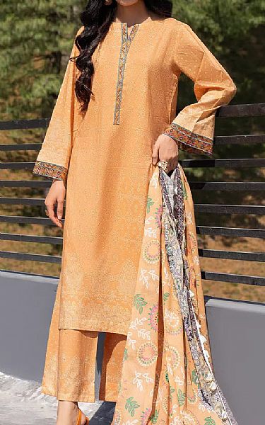 Khas Fawn Lawn Suit | Pakistani Lawn Dress in USA- Image 1