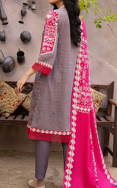 Khas Mauve/Pink Khaddar Suit | Pakistani Dresses in USA- Image 2