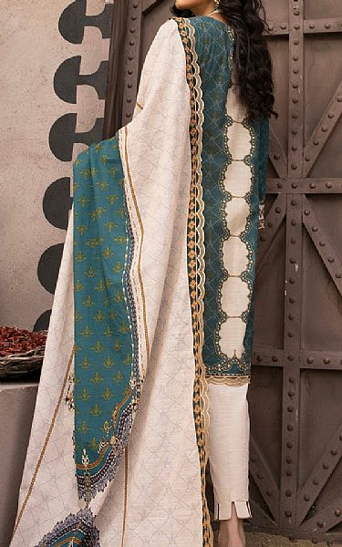 Khas Teal Khaddar Suit | Pakistani Winter Dresses- Image 2