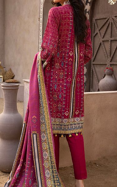 Khas Crimson Khaddar Suit | Pakistani Winter Dresses- Image 2