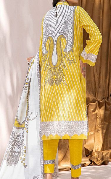 Khas Yellow Khaddar Suit | Pakistani Winter Dresses- Image 2