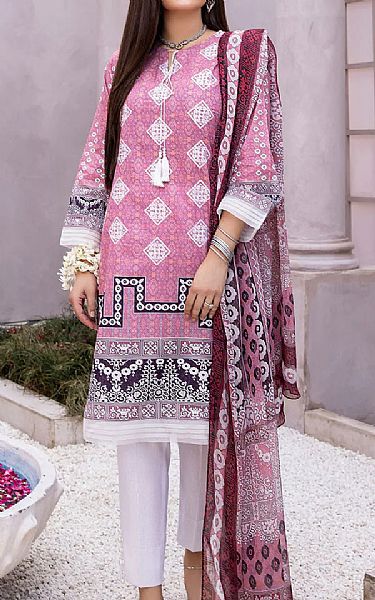 Khas Tea Rose Lawn Suit | Pakistani Dresses in USA- Image 1