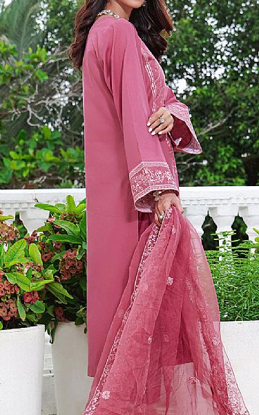 Khas Dark Pink Cambric Suit | Pakistani Winter Dresses- Image 2