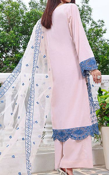 Light Pink Cambric Suit | Khas Pakistani Winter Dresses