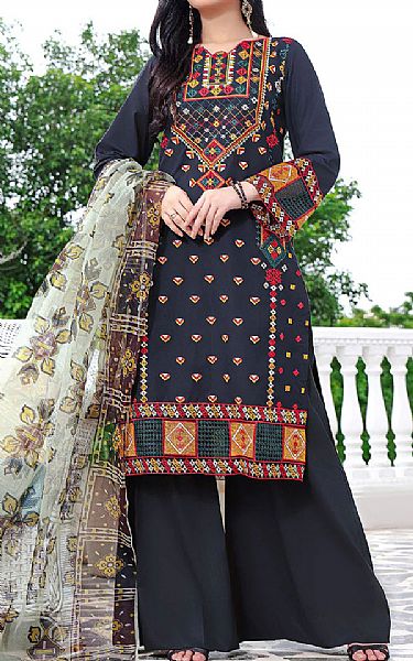 Black Cambric Suit | Khas Pakistani Winter Dresses