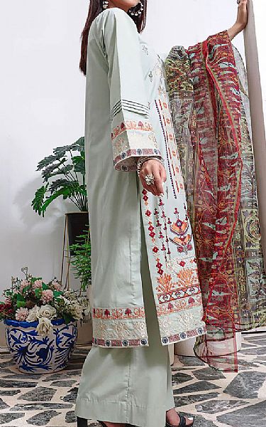 Khas Light Grey Cambric Suit | Pakistani Winter Dresses- Image 2