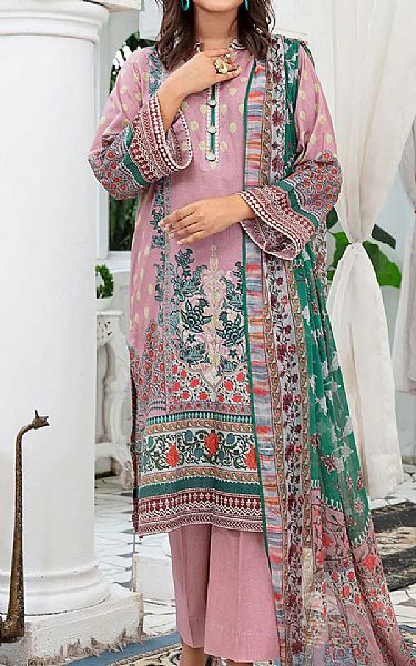 Khas Light Pink Cambric Suit | Pakistani Winter Dresses- Image 1