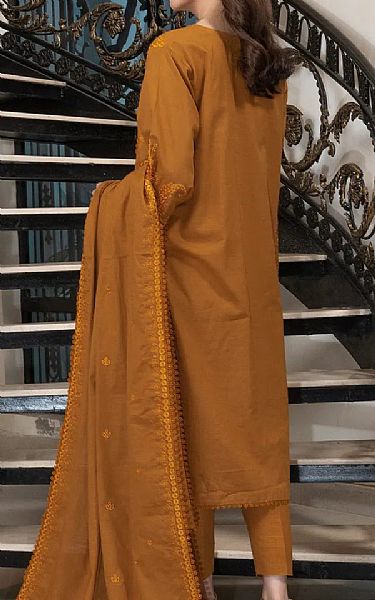 Khas Light Brown Khaddar Suit | Pakistani Winter Dresses in USA- Image 2