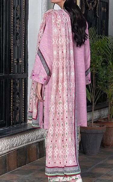 Khas Pink Pearl Khaddar Suit | Pakistani Winter Dresses in USA- Image 2