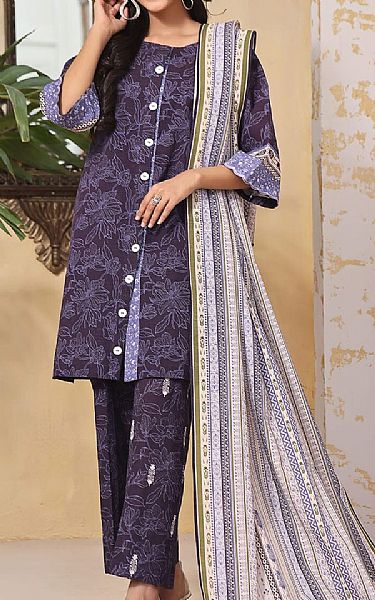 Khas Purple Taupe Khaddar Suit | Pakistani Winter Dresses- Image 1