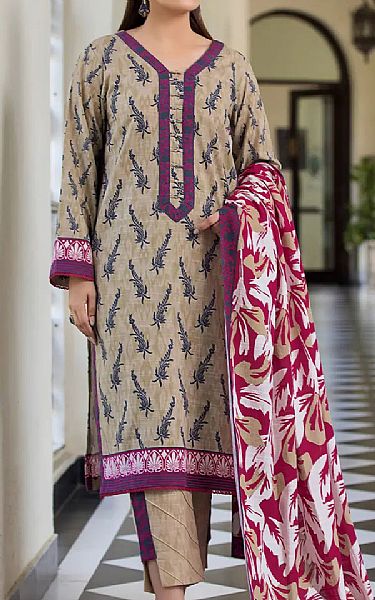 Khas Tan Khaddar Suit | Pakistani Winter Dresses in USA- Image 1