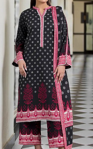 Khas Black Khaddar Suit | Pakistani Winter Dresses in USA- Image 1