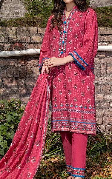 Khas Radical Red Khaddar Suit | Pakistani Winter Dresses in USA- Image 1