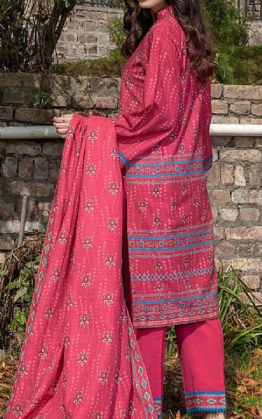 Khas Radical Red Khaddar Suit | Pakistani Winter Dresses in USA- Image 2