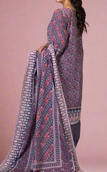 Khas Purple Taupe Khaddar Suit | Pakistani Winter Dresses in USA- Image 2