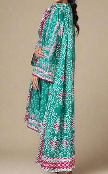 Khas Sea Green Khaddar Suit | Pakistani Winter Dresses in USA- Image 2